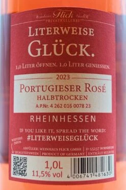 Weinhaus Flick - PORTUGIESER ROSÈ Literweise Glück 11 Weinhaus Flick - PORTUGIESER ROSÈ Literweise Glück -Der Schnapsstodl Verkäufe 23FlickPortugieserRose3