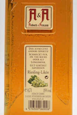 Asbach - A&A Auslese Riesling-Likör 8 Asbach - A&A Auslese Riesling-Likör -Der Schnapsstodl Verkäufe AsbachRieslingLikor3