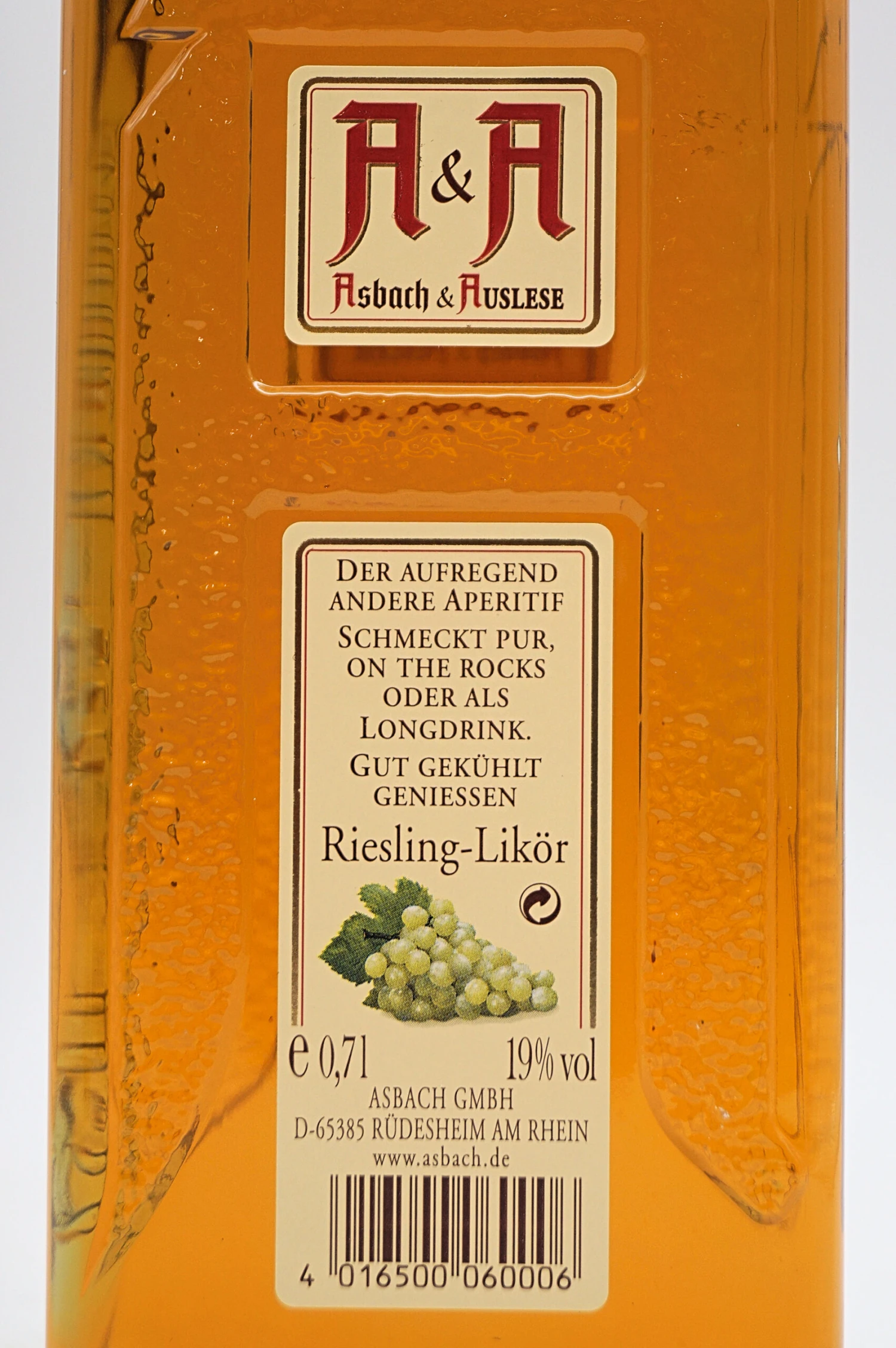 Asbach - A&A Auslese Riesling-Likör 4 Asbach - A&A Auslese Riesling-Likör – Bild 4