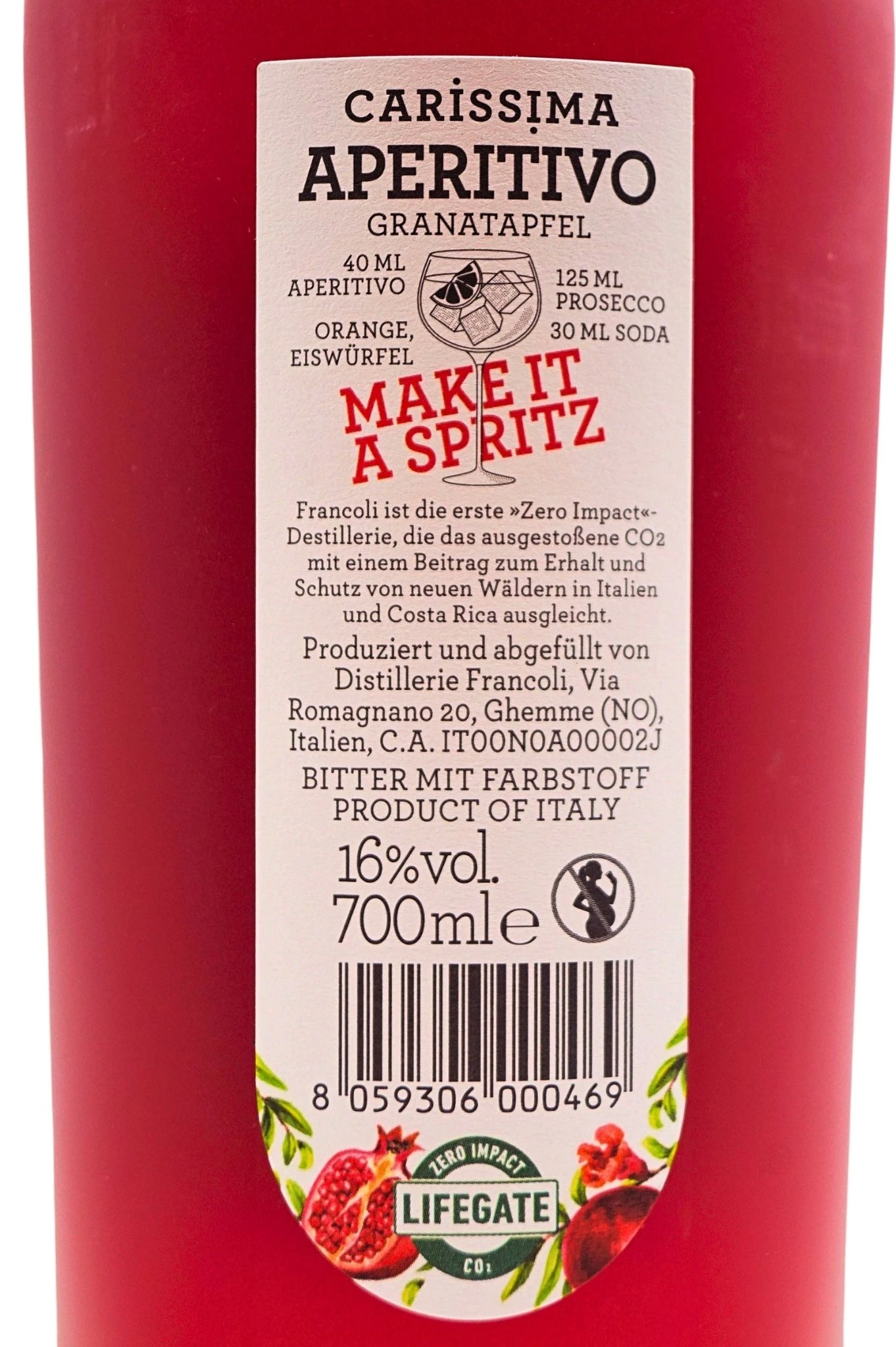 Carissima - Aperitivo Granatapfel & Sauerkirsch 4 Carissima - Aperitivo Granatapfel & Sauerkirsch – Bild 4