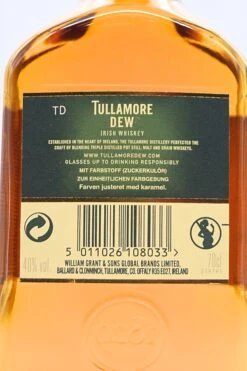 Tullamore Dew - The Legendary Irish Whiskey -Der Schnapsstodl Verkäufe DSC00636