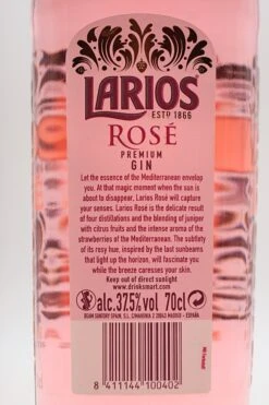 Larios - Rose Premium Gin -Der Schnapsstodl Verkäufe DSC00653