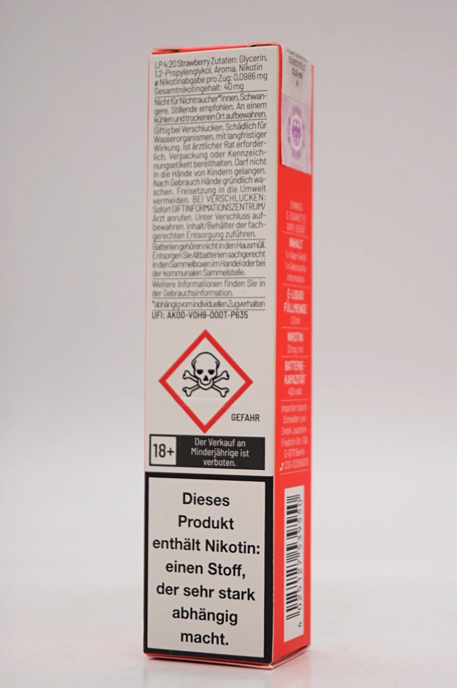 LP 4:20 - E-Zigarette Strawberry 2 LP 4:20 - E-Zigarette Strawberry – Bild 2