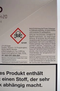 LP 4:20 - E-Zigarette Grape 10 Stück Sparset 11 LP 4:20 - E-Zigarette Grape 10 Stück Sparset -Der Schnapsstodl Verkäufe DSC09889h
