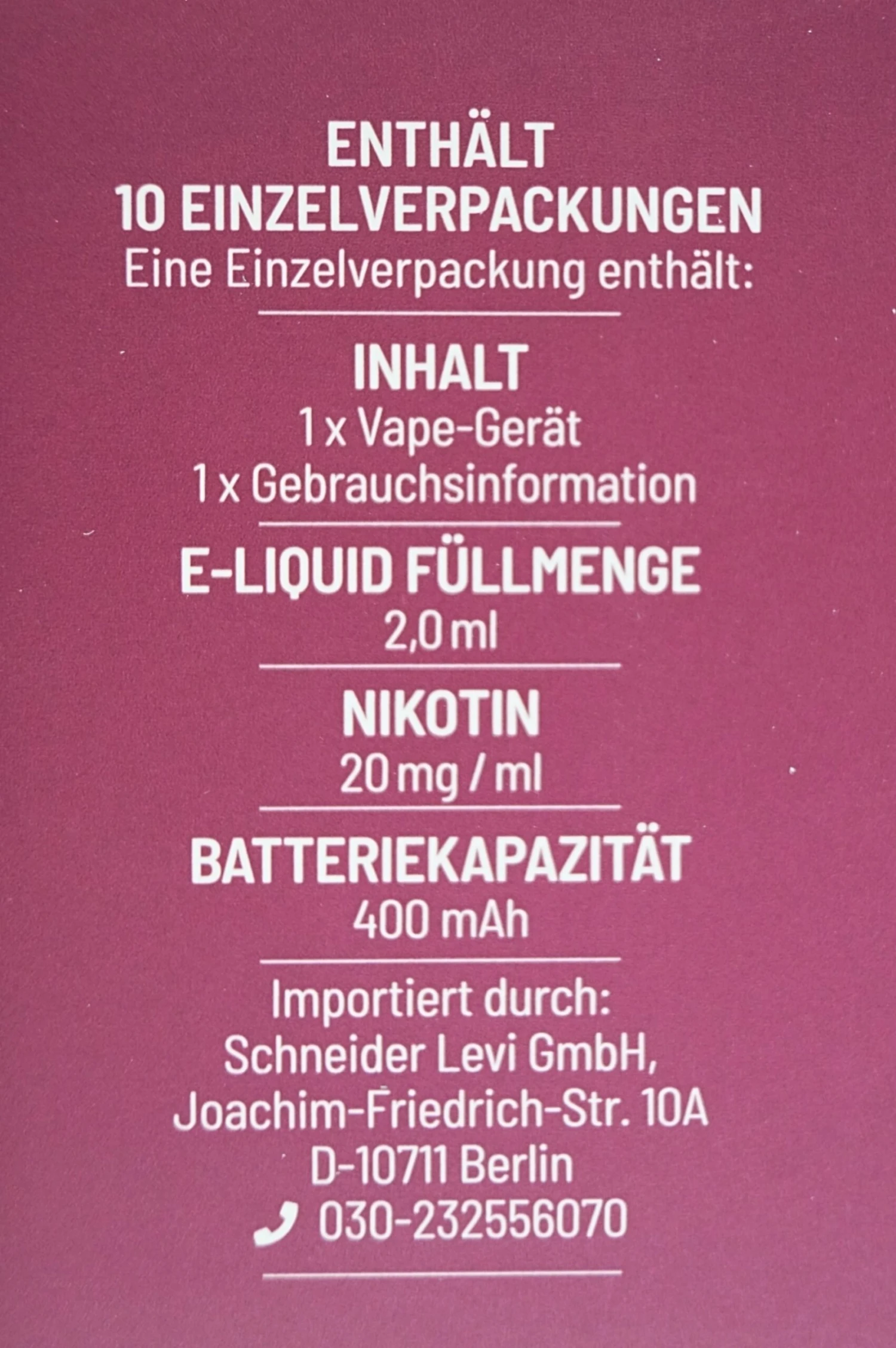 LP 4:20 - E-Zigarette Grape 10 Stück Sparset 4 LP 4:20 - E-Zigarette Grape 10 Stück Sparset – Bild 4