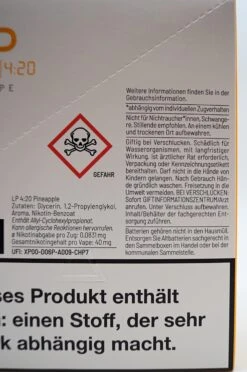 LP 4:20 - E-Zigarette Pineapple 10 Stück Sparset -Der Schnapsstodl Verkäufe DSC09899h