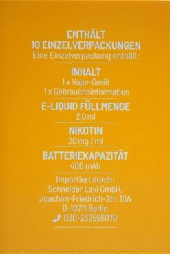 LP 4:20 - E-Zigarette Pineapple 10 Stück Sparset -Der Schnapsstodl Verkäufe DSC09900