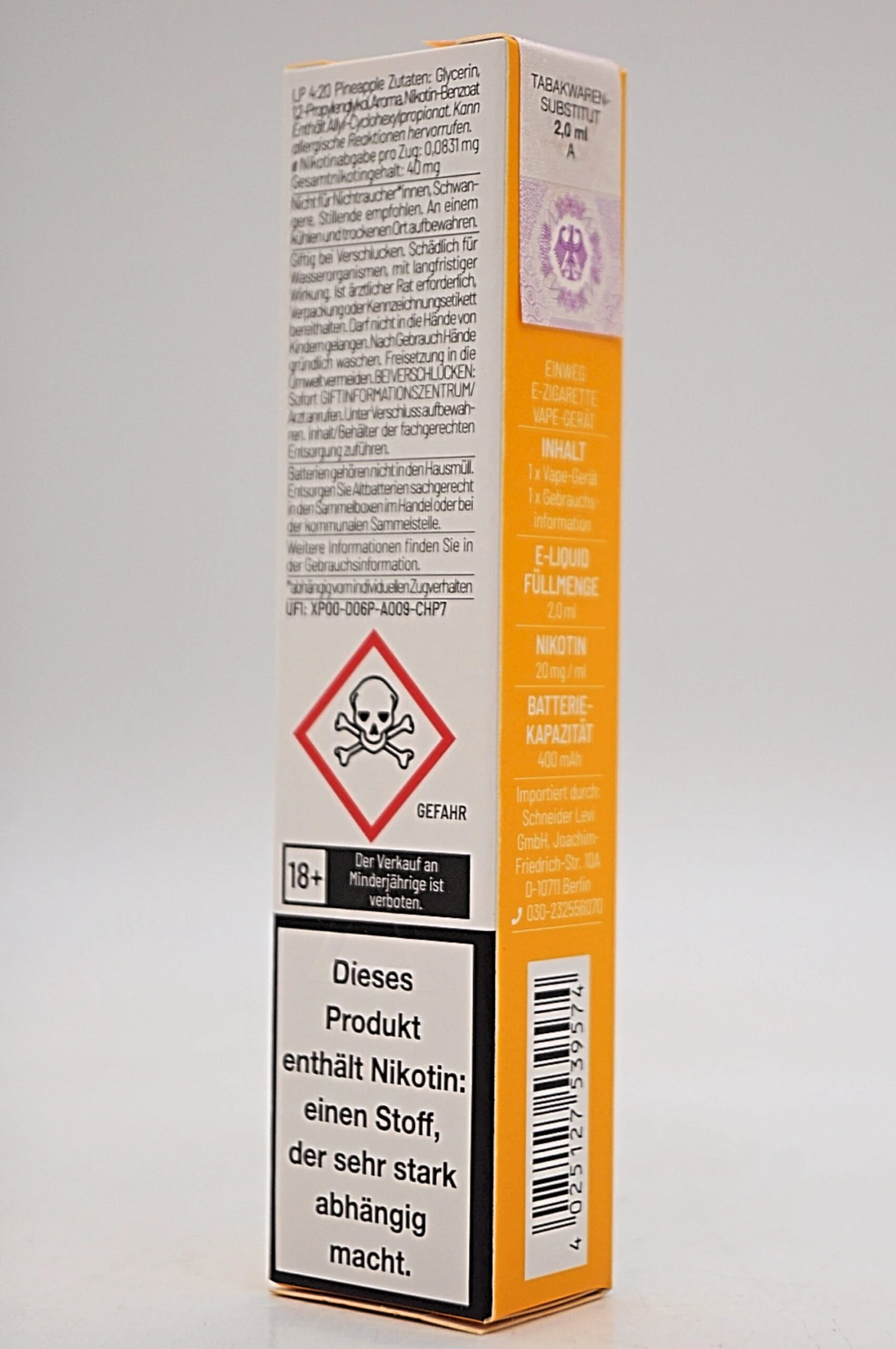 LP 4:20 - E-Zigarette Pineapple 2 LP 4:20 - E-Zigarette Pineapple – Bild 2