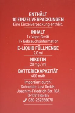 LP 4:20 - E-Zigarette Watermelon 10 Stück Sparset -Der Schnapsstodl Verkäufe DSC09918