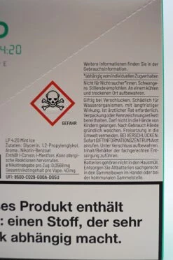 LP 4:20 - E-Zigarette Mint Ice 10 Stück Sparset -Der Schnapsstodl Verkäufe DSC09927h