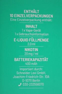 LP 4:20 - E-Zigarette Mint Ice 10 Stück Sparset -Der Schnapsstodl Verkäufe DSC09928