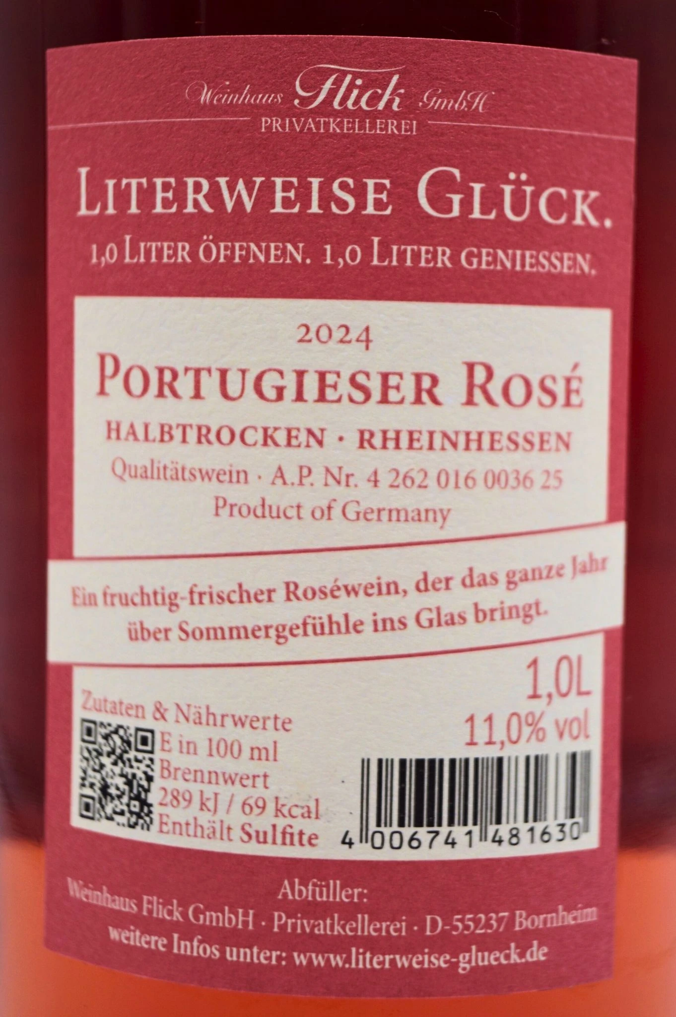 Weinhaus Flick - PORTUGIESER ROSÈ Literweise Glück 6 Weinhaus Flick - PORTUGIESER ROSÈ Literweise Glück – Bild 6