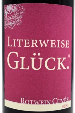 Weinhaus Flick - ROTWEIN CUVÉE Süss Literweise Glück 2024 -Der Schnapsstodl Verkäufe FlickRotweinCuveeSss2