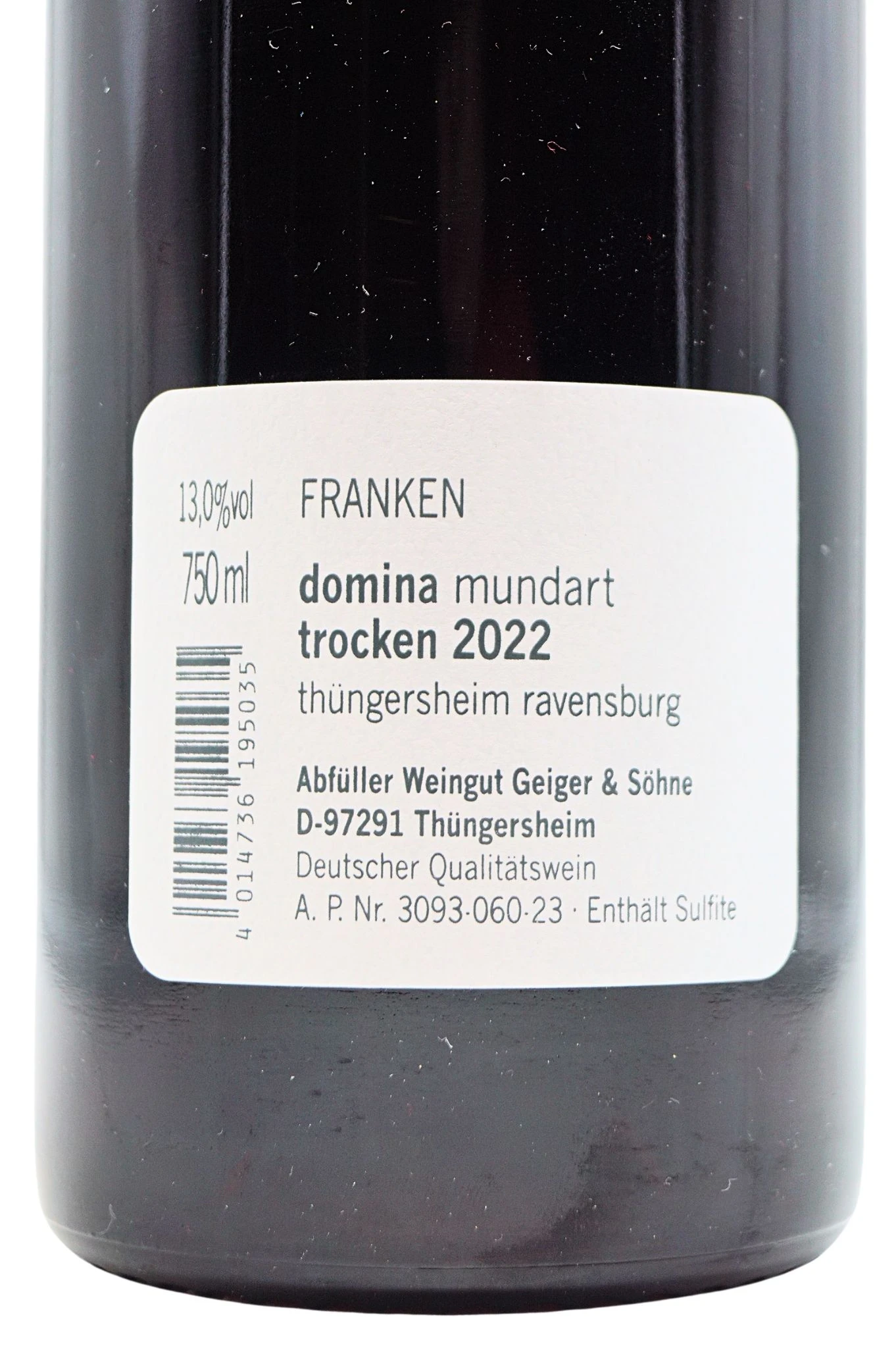 Geiger & Söhne - Domina Mundart Trocken 2022 4 Geiger & Söhne - Domina Mundart Trocken 2022 – Bild 4