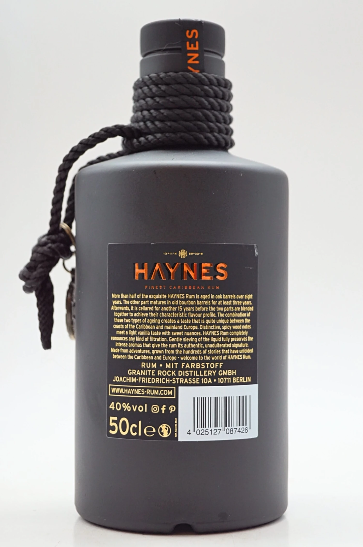 Haynes - Finest Carribean Rum 8 Jahre 2 Haynes - Finest Carribean Rum 8 Jahre – Bild 2