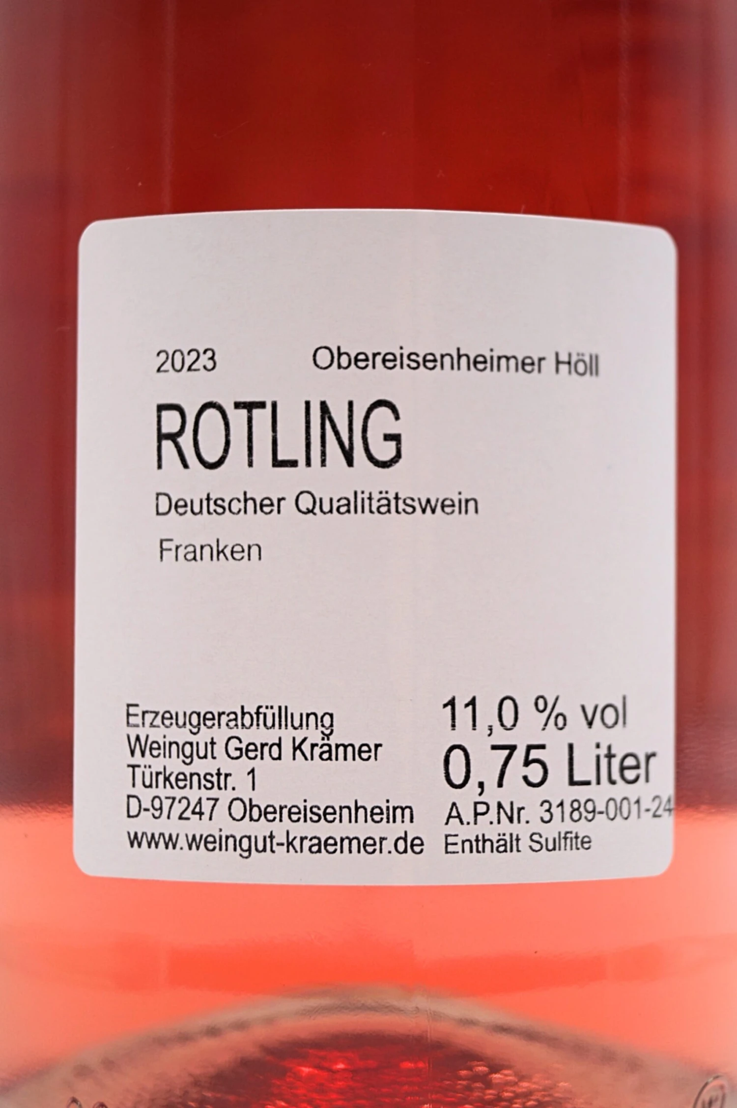 Weingut Krämer - ROTLING Happiness 2023 6 Weingut Krämer - ROTLING Happiness 2023 – Bild 6