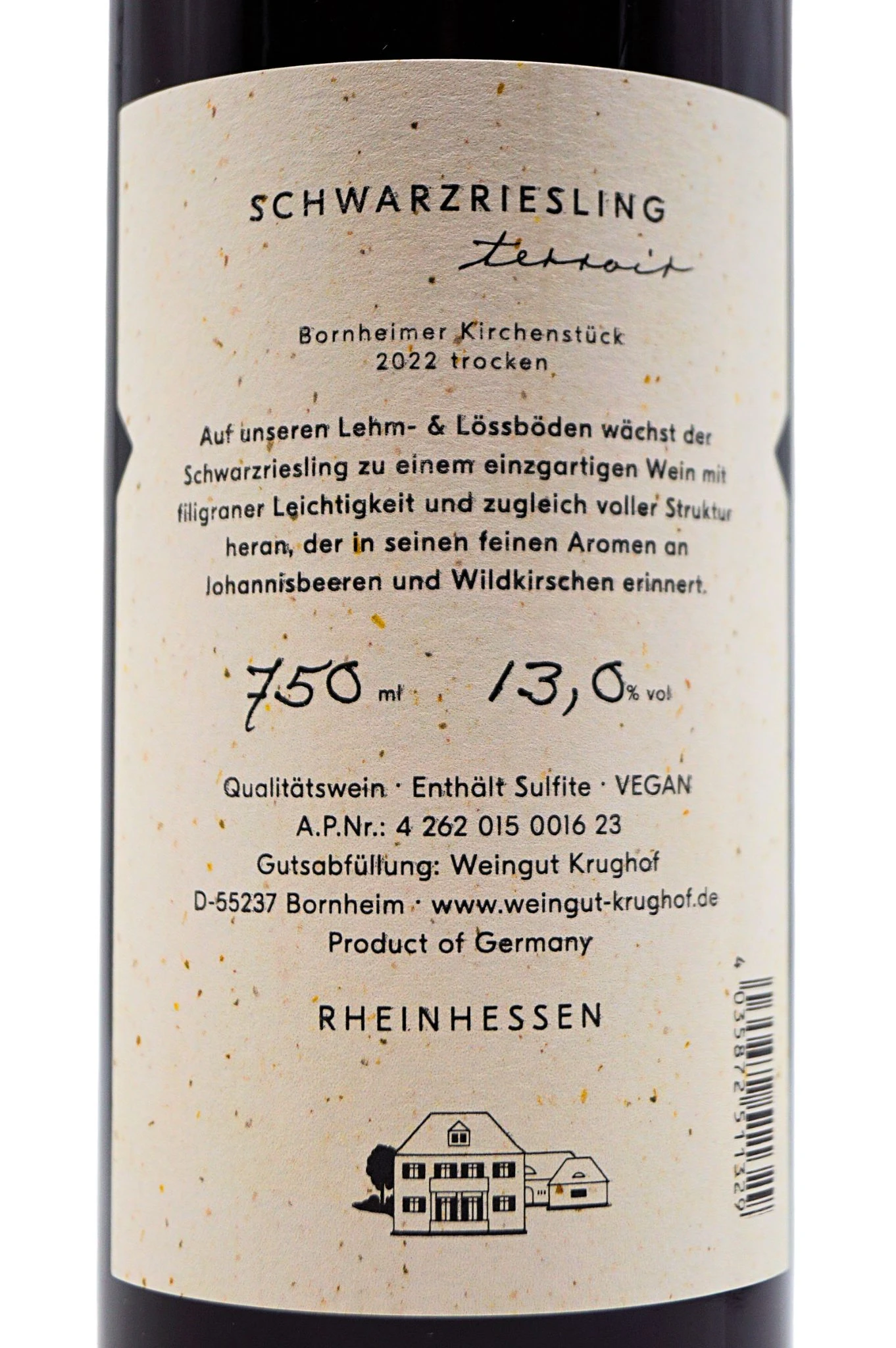 Weingut Krughof - SCHWARZRIESLING Trocken 2022 4 Weingut Krughof - SCHWARZRIESLING Trocken 2022 – Bild 4