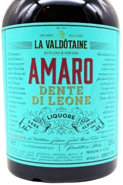 La Valdotaine - Amaro Dente Di Leone -Der Schnapsstodl Verkäufe LaValdotaineAmaroDentediLeone2