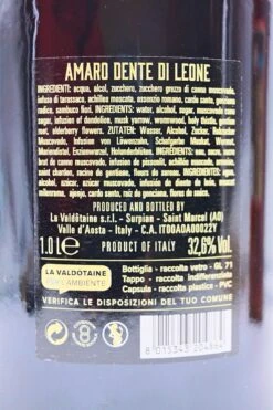 La Valdotaine - Amaro Dente Di Leone -Der Schnapsstodl Verkäufe LaValdotaineAmaroDentediLeone3