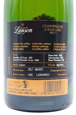 Lanson - Champagner Le Black Label Brut 6 X Fl. Sparset -Der Schnapsstodl Verkäufe LansonChampagnerLeBlackLabelBrut3 1