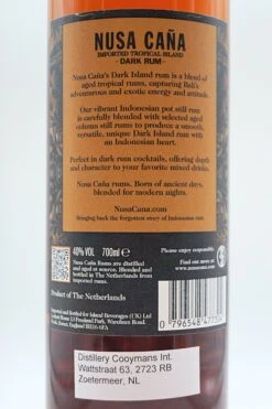 Nusa Cana - Tropical Island Dark Rum -Der Schnapsstodl Verkäufe NusaCanaDark3