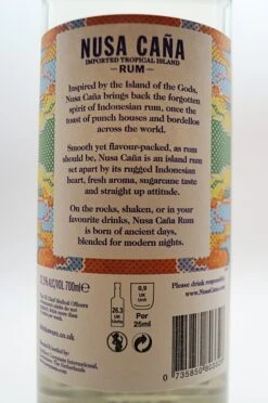 Nusa Cana - Tropical Island White Rum -Der Schnapsstodl Verkäufe NusaCanaWhite3