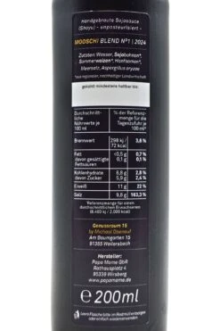 Papa Mame - Mooschi Hanfnuss Sojasauce -Der Schnapsstodl Verkäufe PapaMameMooschiHanfnussSojasauce3