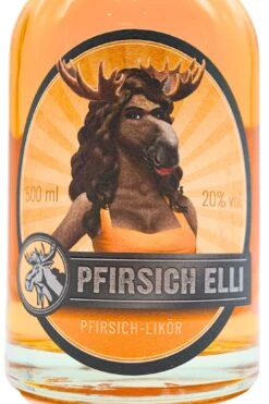 Elch Whisky - Pfirsich Elli, Pfirsichlikör 7 Elch Whisky - Pfirsich Elli, Pfirsichlikör -Der Schnapsstodl Verkäufe PfirsichElli2