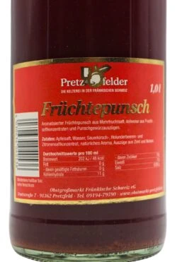 Kelterei Pretzfeld - Früchtepunsch Alkoholfrei -Der Schnapsstodl Verkäufe PretzfelderFrchtePunsch3