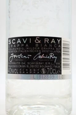 Scavi & Ray - Grappa Bianca -Der Schnapsstodl Verkäufe SRGrappaBiancaEH