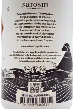 Satoshi - Sizilianische Blutorange -Der Schnapsstodl Verkäufe SatoshiSizilianischeBlutorange3