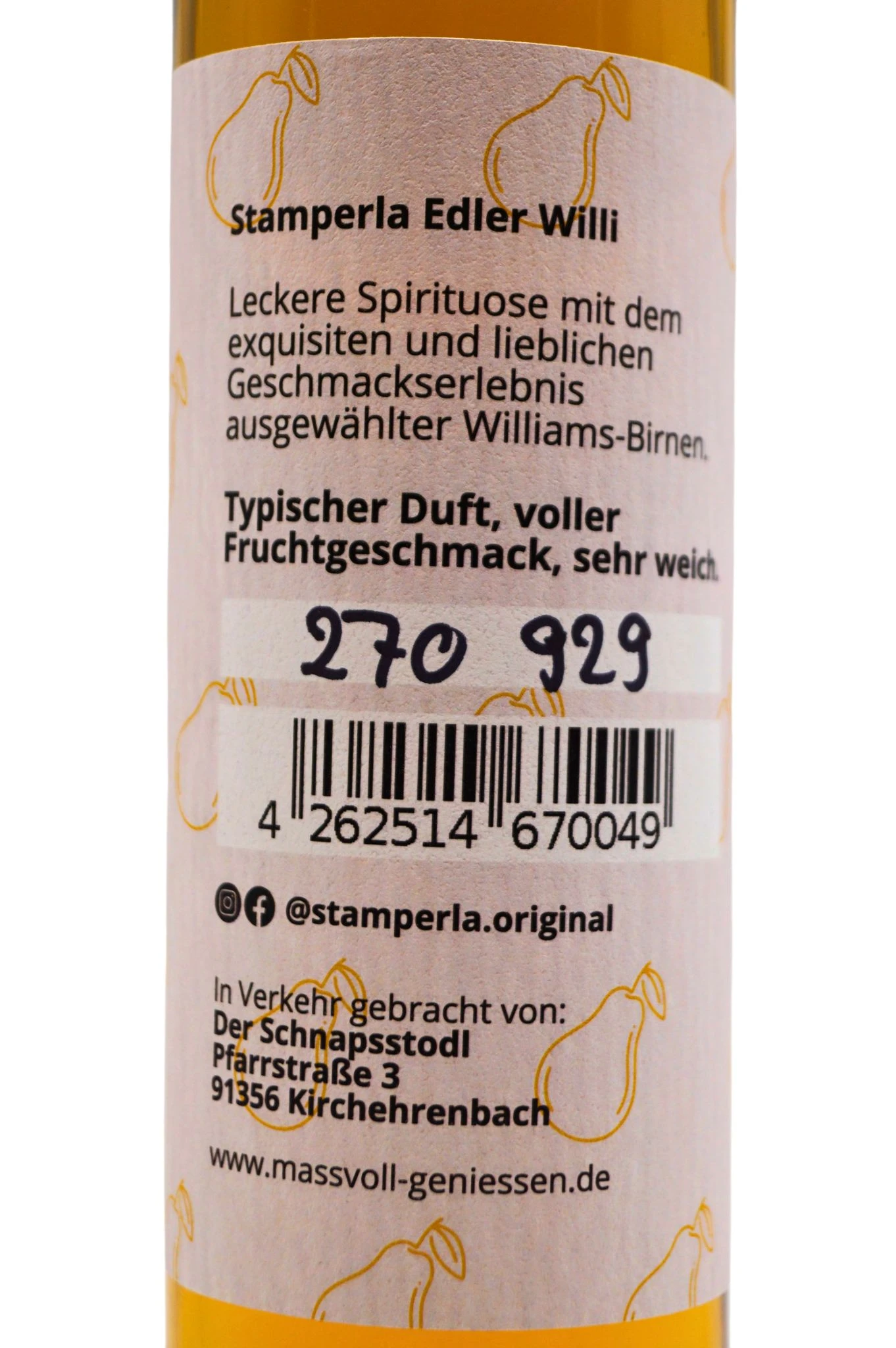 Stamperla - Edler Willi 4 Stamperla - Edler Willi – Bild 4