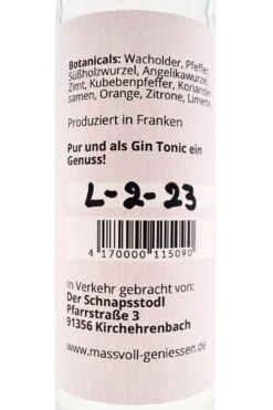 Stamperla - London Dry Gin -Der Schnapsstodl Verkäufe StamperlaGin3