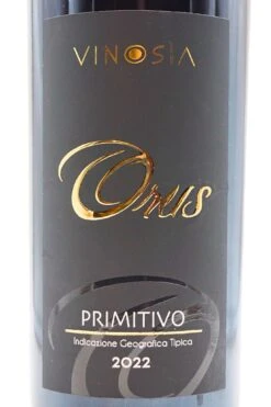 Vinosia - Orus Primitivo Salento IGT -Der Schnapsstodl Verkäufe VinosiaOrusPrimitivo2