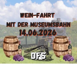 Der Schnapsstodl - Wein-Fahrt Mit Der Museumsbahn Am 14.06.2026