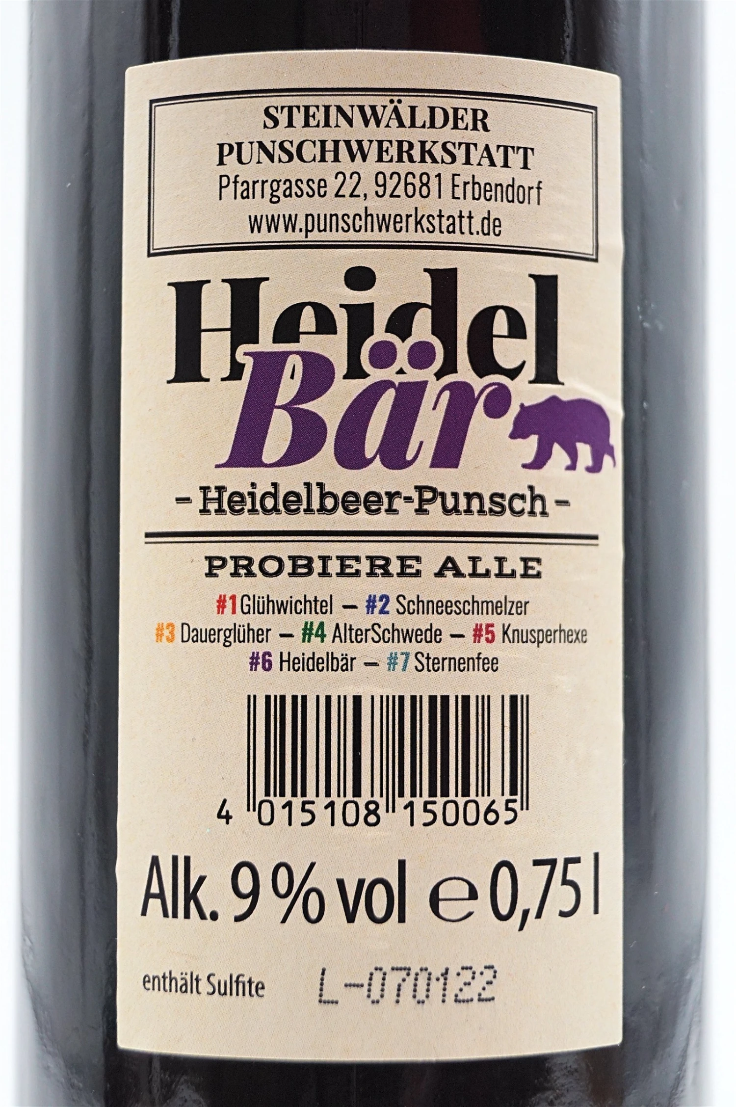 Schraml - Steinwälder Punschwerkstatt Heidelbär 4 Schraml - Steinwälder Punschwerkstatt Heidelbär – Bild 4