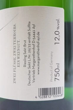 Margarethenhof - Riesling Sekt Brut -Der Schnapsstodl Verkäufe dsc00494dnux57zgnq119