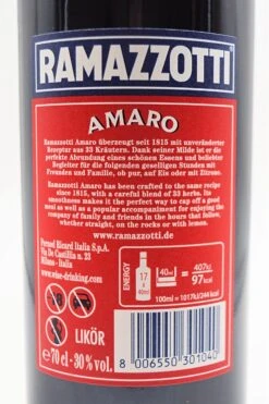 Ramazzotti - Amaro Ausano Ramazzotti -Der Schnapsstodl Verkäufe dsc01032lmboaklyimdmx