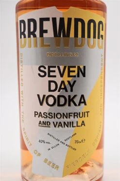 Brew Dog - Seven Day Vodka Passionfruit And Vanilla 7 Brew Dog - Seven Day Vodka Passionfruit And Vanilla -Der Schnapsstodl Verkäufe dsc01241