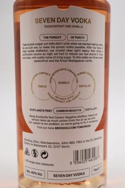 Brew Dog - Seven Day Vodka Passionfruit And Vanilla 8 Brew Dog - Seven Day Vodka Passionfruit And Vanilla -Der Schnapsstodl Verkäufe dsc01242
