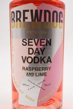 Brew Dog - Seven Day Vodka Raspberry And Lime -Der Schnapsstodl Verkäufe dsc01243