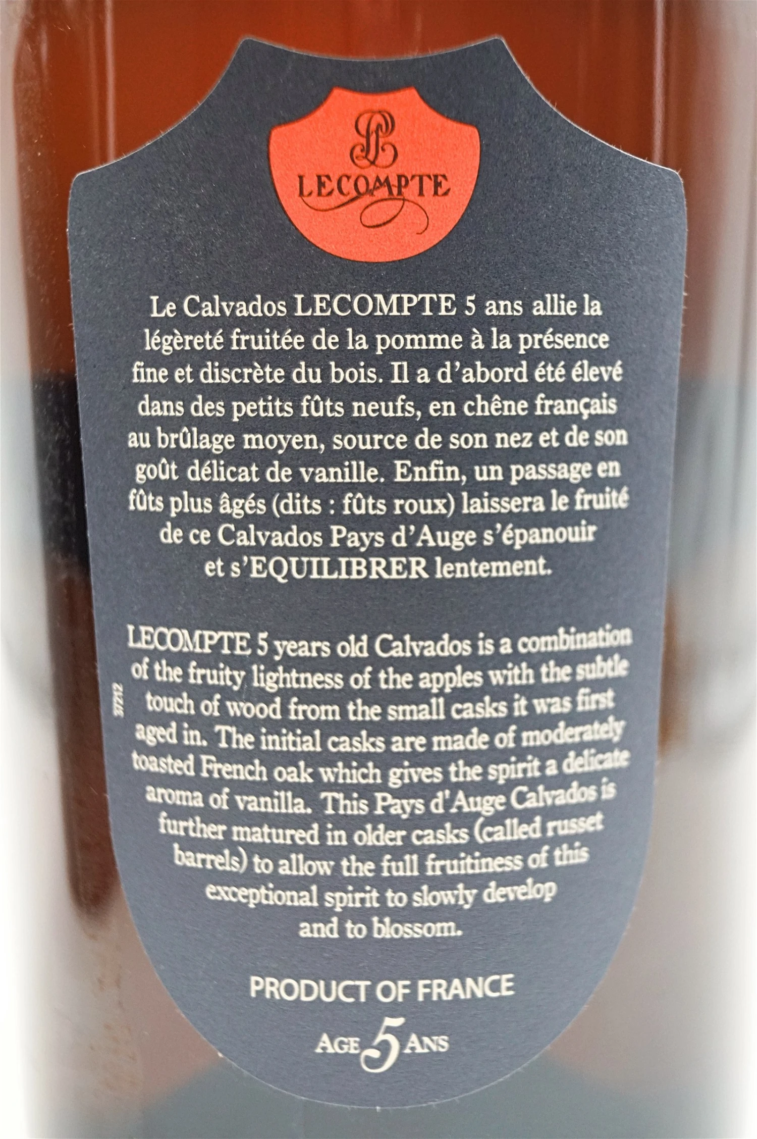 Lecompte - 5 Ans Calvados 5 Lecompte - 5 Ans Calvados – Bild 5
