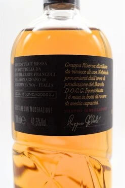 Luigi Francoli - Di Nebbiolo Da Barolo Riserva Grappa -Der Schnapsstodl Verkäufe dsc01467