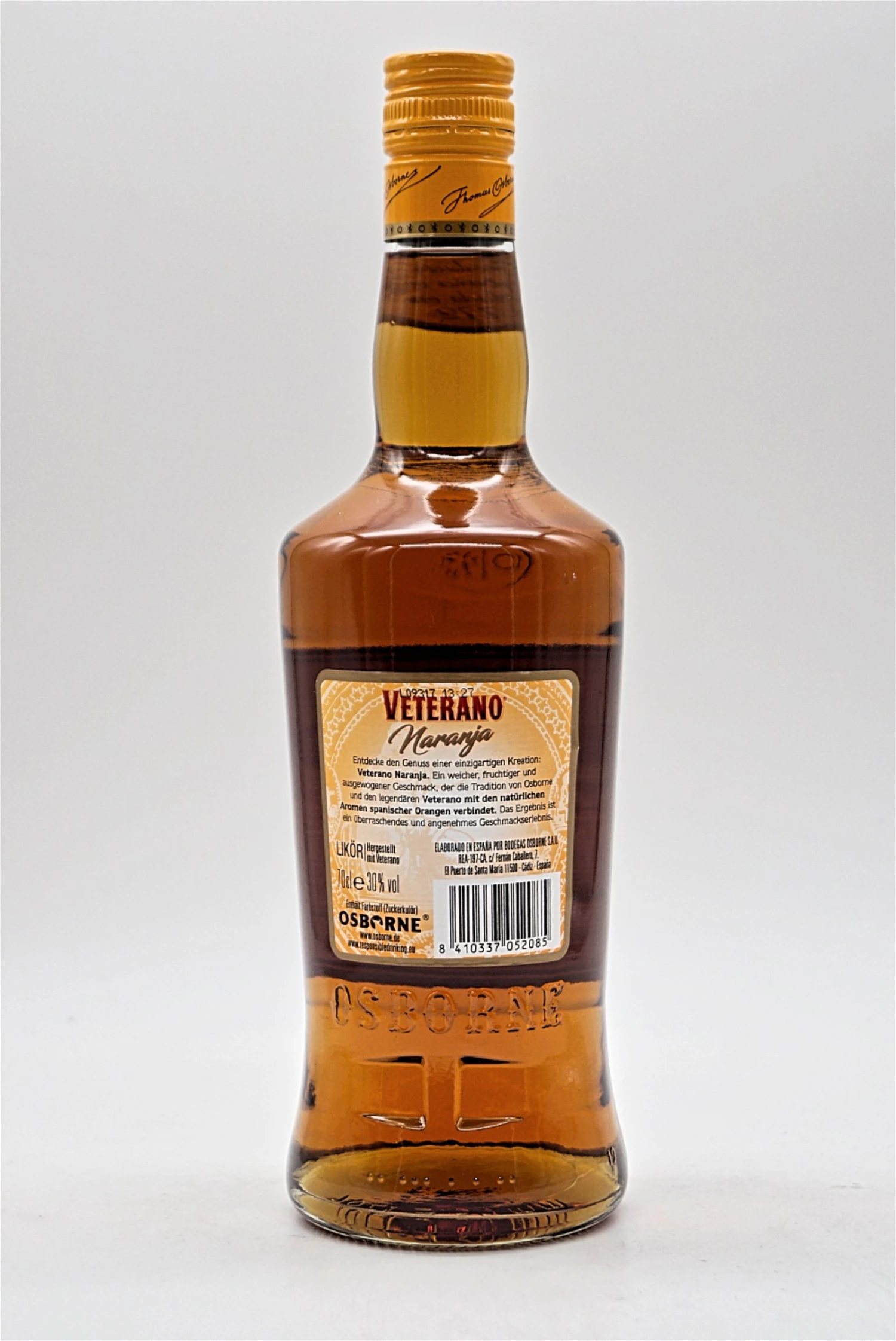 Osborne - Veterano Naranja 2 Osborne - Veterano Naranja – Bild 2