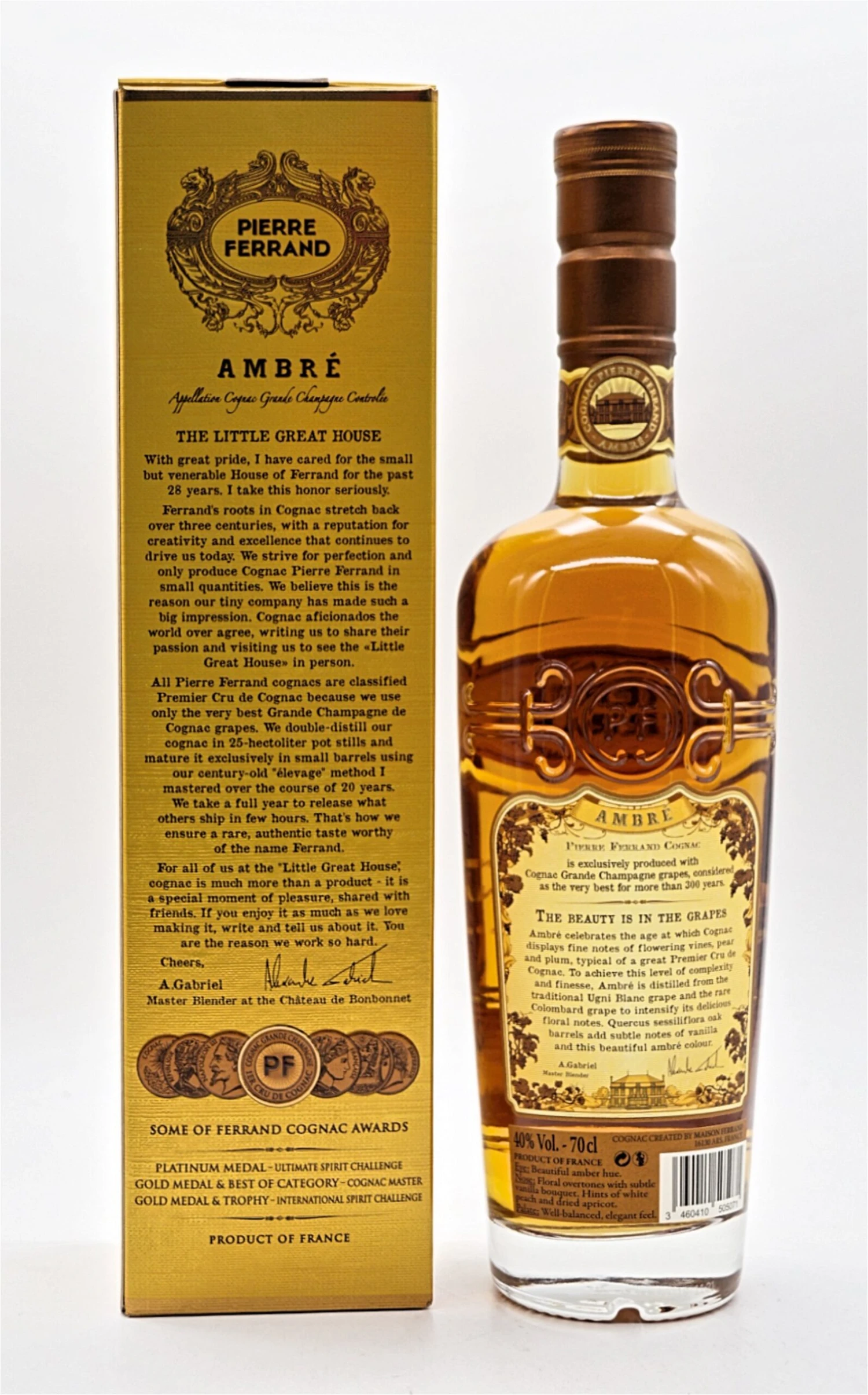 Pierre Ferrand - 1er Cru De Cognac Grande Champagne Ambré 2 Pierre Ferrand - 1er Cru De Cognac Grande Champagne Ambré – Bild 2