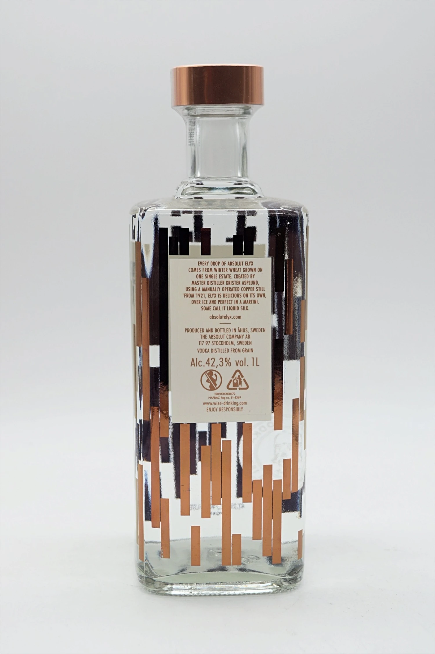 Absolut - Elyx 1L 2 Absolut - Elyx 1L – Bild 2