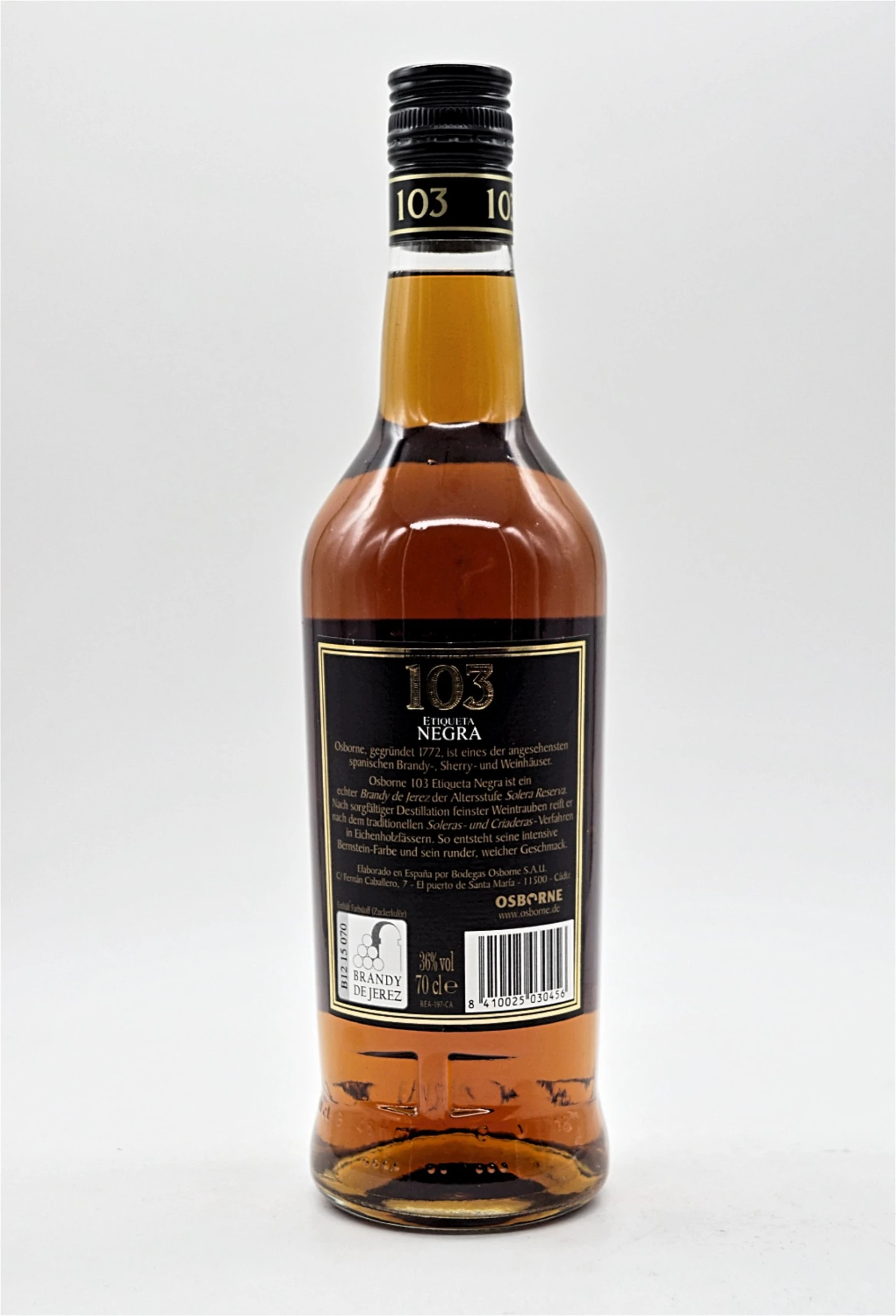 Osborne - Solera 103 Etiqueta Negra 2 Osborne - Solera 103 Etiqueta Negra – Bild 2