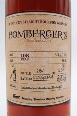 Michters - L.R. Bombergers Declaration Kentucky Straight Bourbon Whiskey 7 Michters - L.R. Bombergers Declaration Kentucky Straight Bourbon Whiskey -Der Schnapsstodl Verkäufe dsc02285