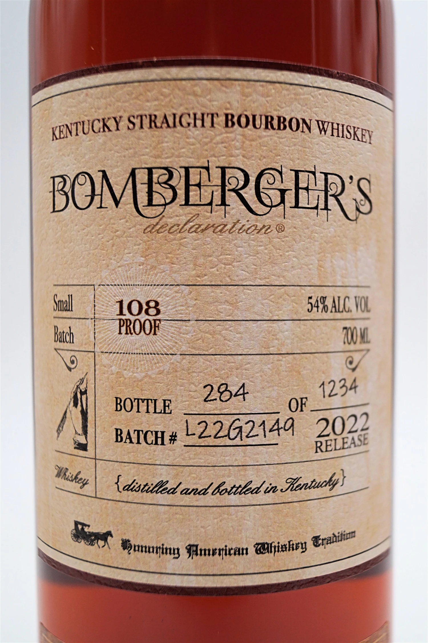 Michters - L.R. Bombergers Declaration Kentucky Straight Bourbon Whiskey 3 Michters - L.R. Bombergers Declaration Kentucky Straight Bourbon Whiskey – Bild 3