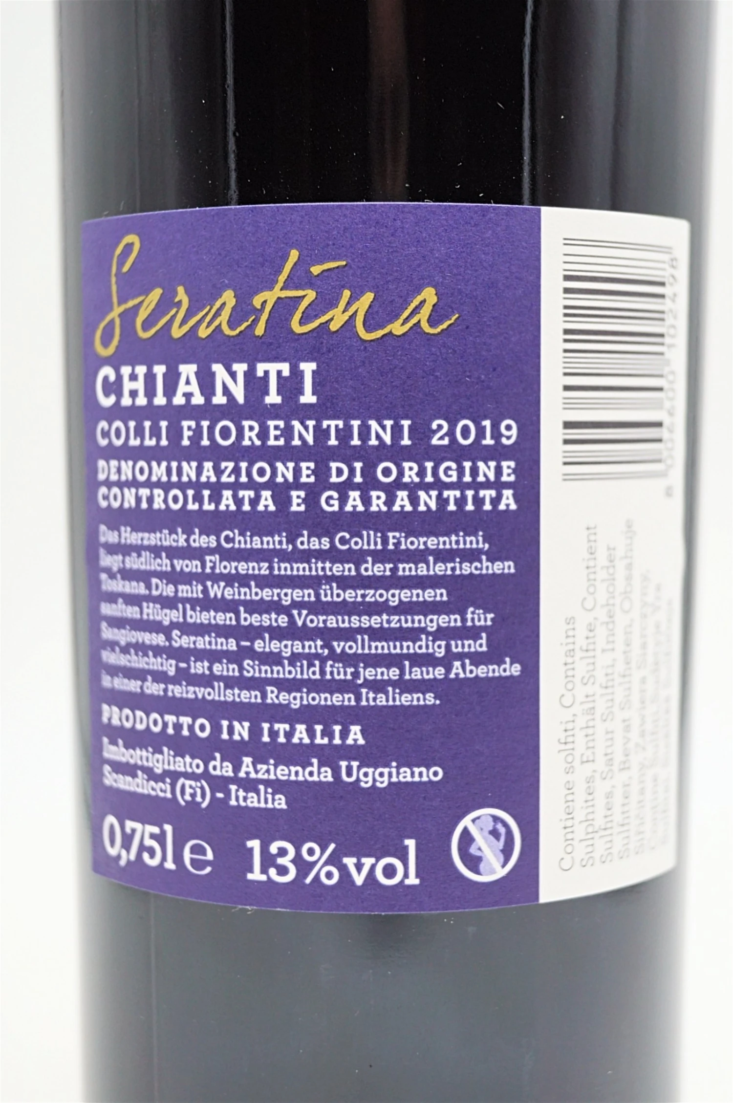 Uggiano - Chianti Colli Fiorentini DOCG Seratina 6xFl. Sparset 5 Uggiano - Chianti Colli Fiorentini DOCG Seratina 6xFl. Sparset – Bild 5